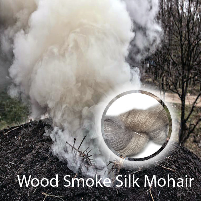 Wood Smoke on Silk Mohair image 1
