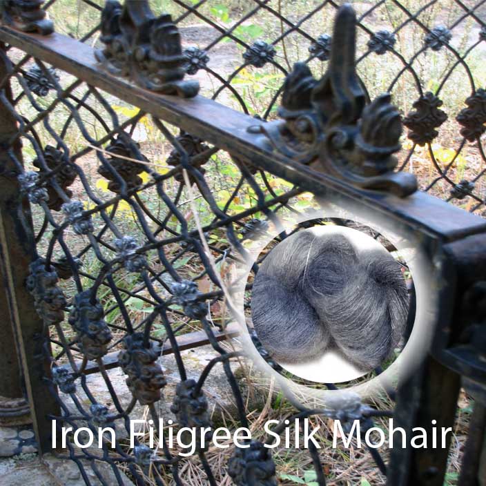 Iron Filigree Silk Mohair image 0