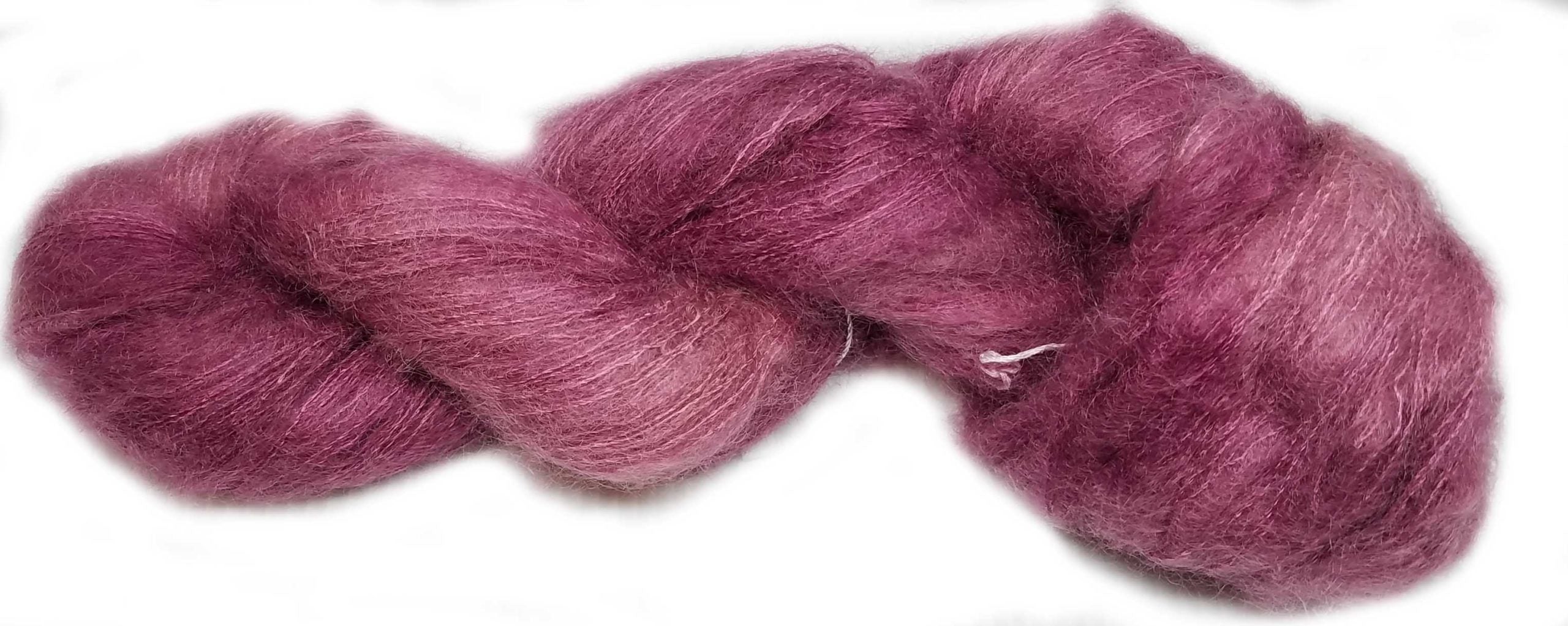 Plum Sake Silk Mohair image 2