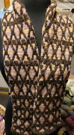 Stained Glass Sunrise Wool Scarf image 0