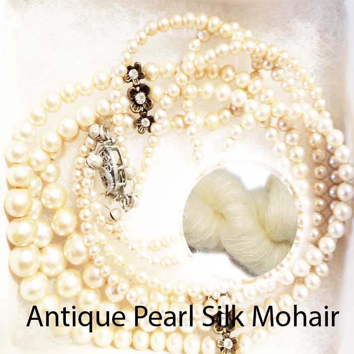 Antique Pearl Silk Mohair image 0