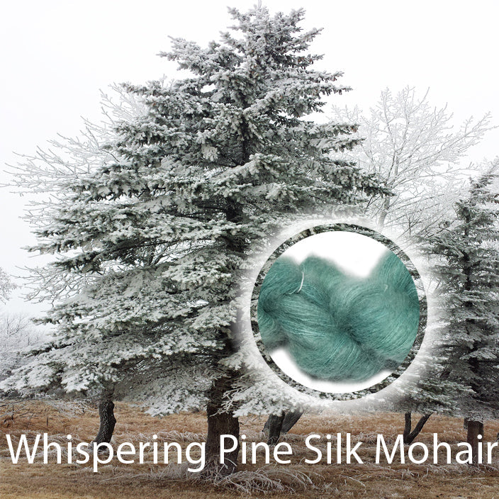 Whispering Pine on Silk Mohair image 0