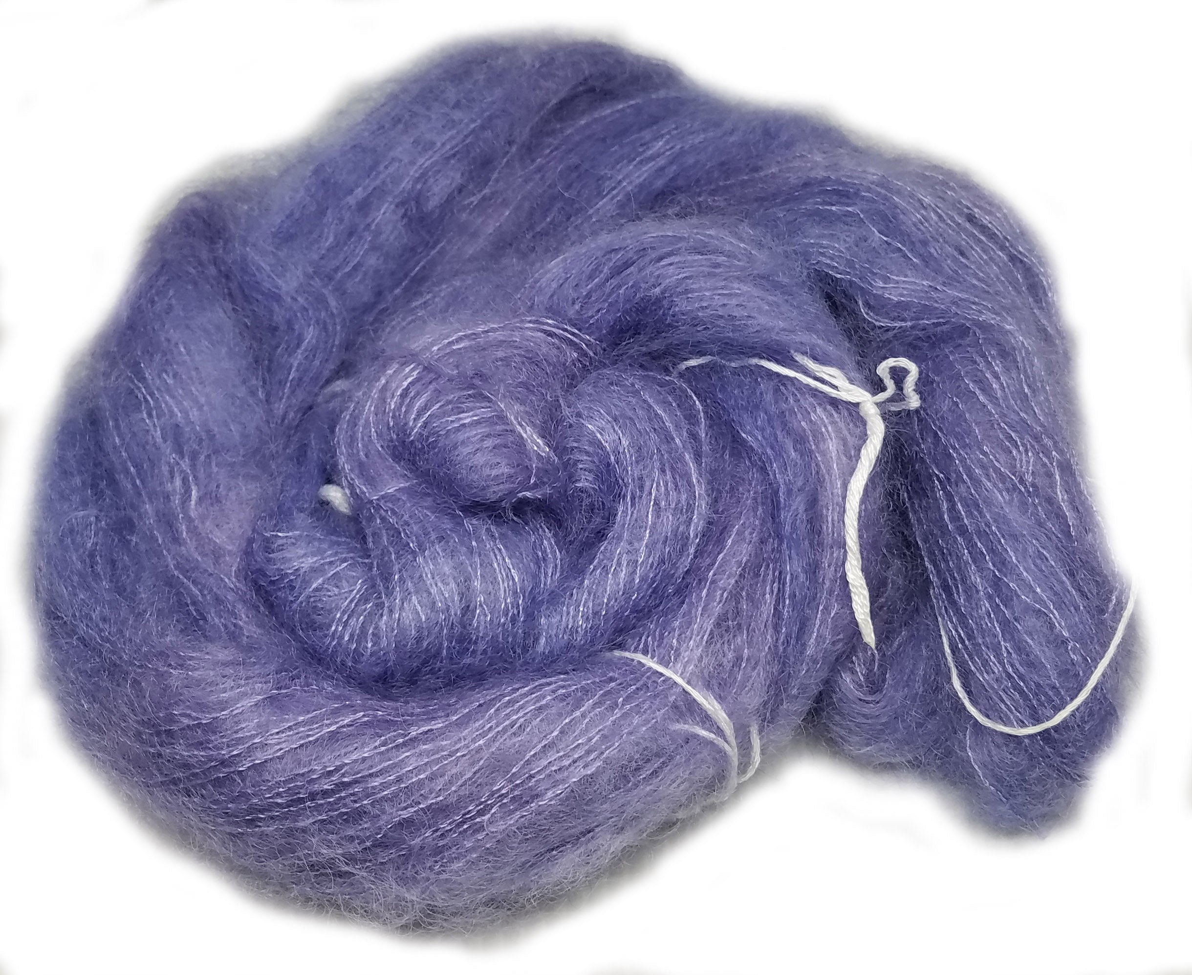 Camas Blossom on Silk Mohair image 3