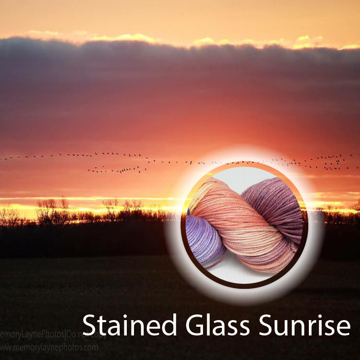 Stained Glass Sunrise Superwash image 0