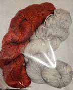 Snowed In Cowl Kit Red & Silver image 4